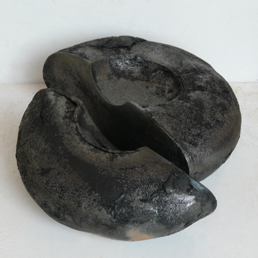 Complimentary Parts, carbonized earthenware