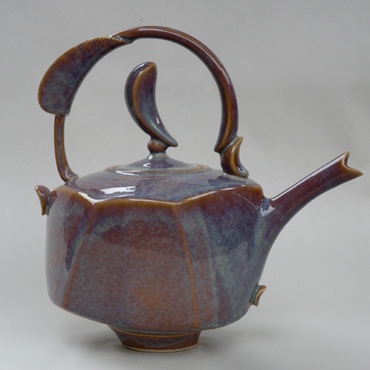 Lavender glazed Teapot