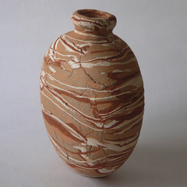 Textured unglazed stoneware